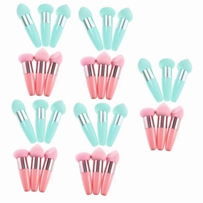 Mipcase 5sets Makeup Sponges for Foundation Mini Makeup Brush Pens Portable Beauty Tools for Women Multifunctional Accessories 6pcs*5