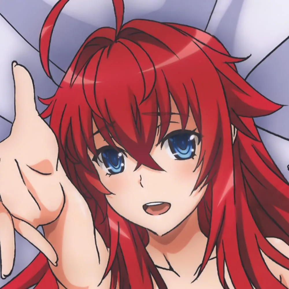 MISAKI1987 High School DxD Rias Gremory Anime Girl Dakimakura Hugging Body Pillow Case Cover 150cm X 50cm (Peach Skin)