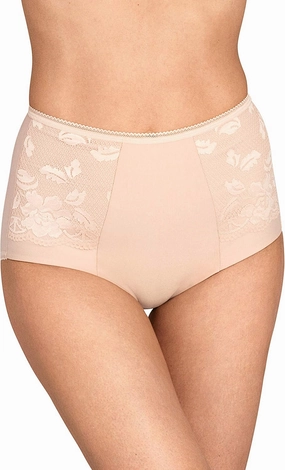 Miss Mary of Sweden Lovely Lace Womens Panty Girdle Cotton Firm stomach Control