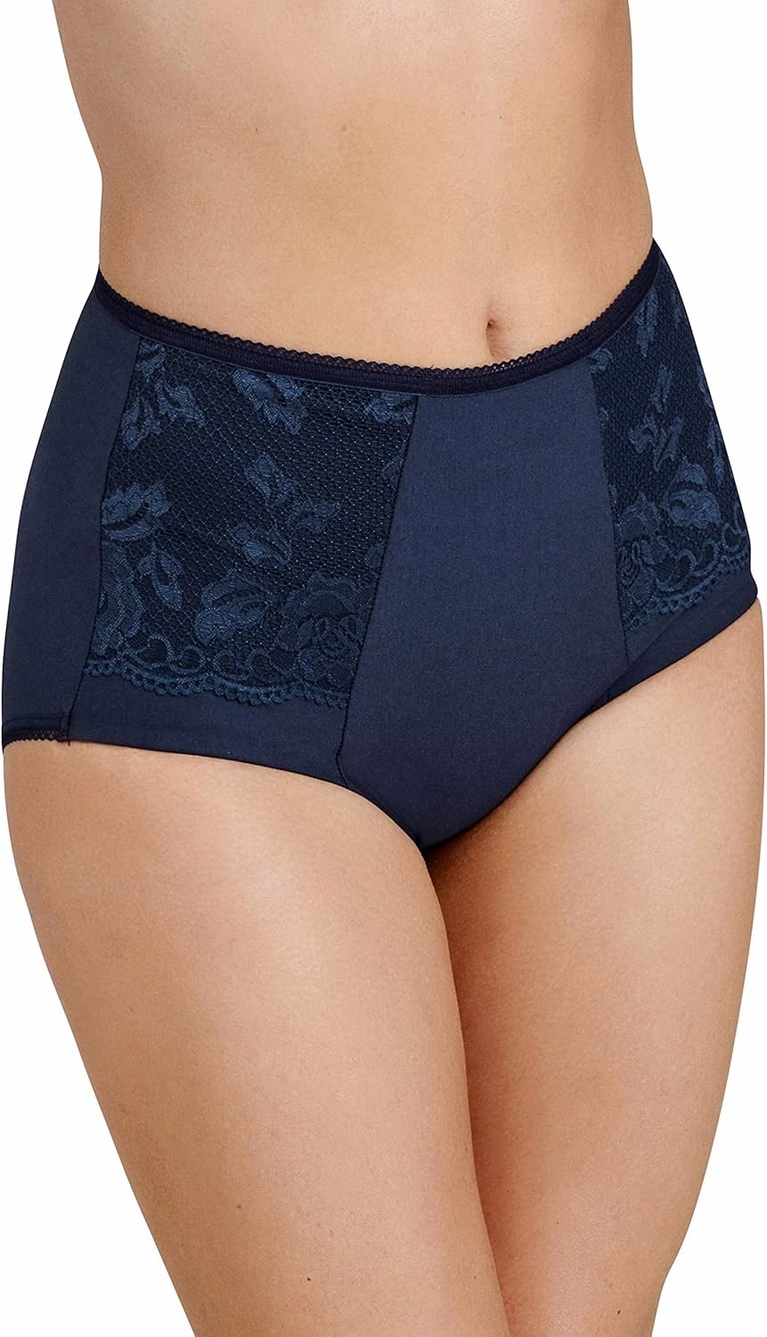 Miss Mary of Sweden Lovely Lace Womens Panty Girdle Cotton Firm stomach Control