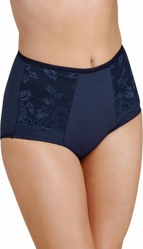 Miss Mary of Sweden Lovely Lace Womens Panty Girdle Cotton Firm stomach Control