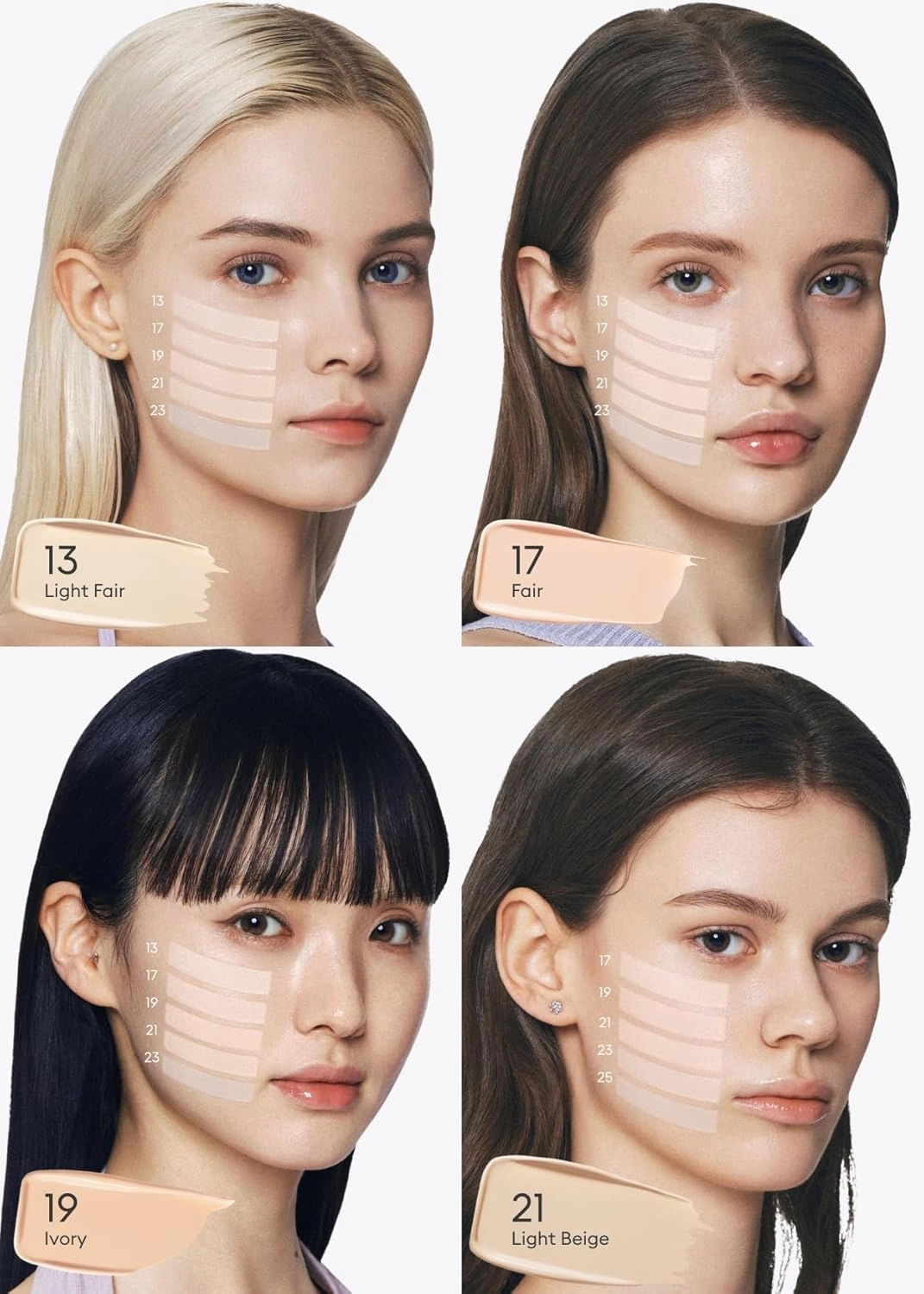 MISSHA M PERFECT COVER SERUM BB CREAM No.17 Fair- Fair with Cool Undertone, Skin Tint, Tinted Moisturizer, Skin Care Foundation Makeup, Superfood Complex, Glass Skin, Korean Makeup,1.18 Fl oz