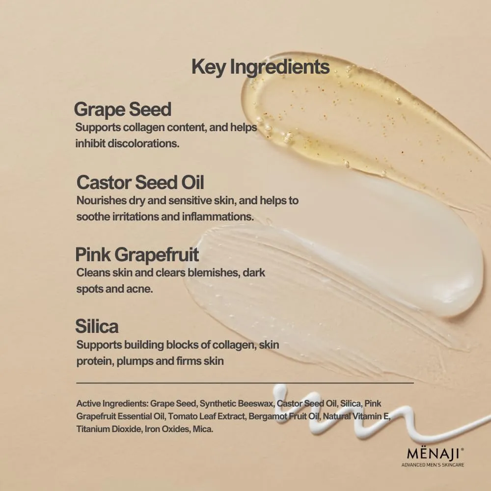MËNAJI URBAN CAMOUFLAGE® Concealer Stick for Men - Skin Foundation Concealer for Dark Circles, Acne, Under Eye - Corrector - Mens Cosmetics - Deep - 0.35oz