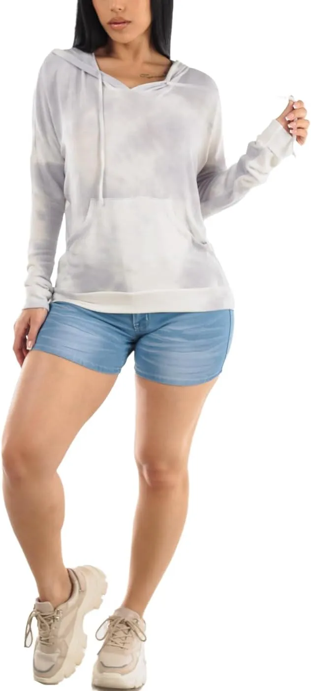 Moda Xpress Butt Lifting Denim Shorts for Women - Mid - High Waisted Shorts - Levanta Cola