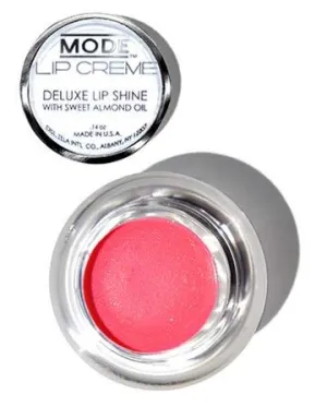 MODE Lip Creme Candy Pink Rose Lip Gloss Pot VIXEN Long Lasting Deluxe Shine, Ultra Creamy Color, Natural Skincare, Hydrating Sweet Almond Oil, Conditioning Organic Shea Butter