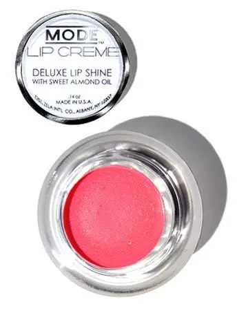 MODE Lip Creme Candy Pink Rose Lip Gloss Pot VIXEN Long Lasting Deluxe Shine, Ultra Creamy Color, Natural Skincare, Hydrating Sweet Almond Oil, Conditioning Organic Shea Butter