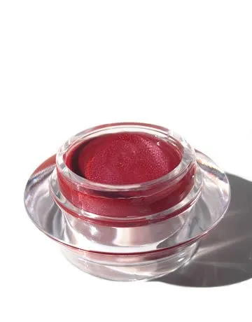 MODE Lip Creme Deluxe Shine Lip Gloss Pot Pearly Raspberry Wine FEMME FATALE Long Lasting Ultra Creamy Color, Hydrating Sweet Almond Oil, Conditioning Organic Shea Butter