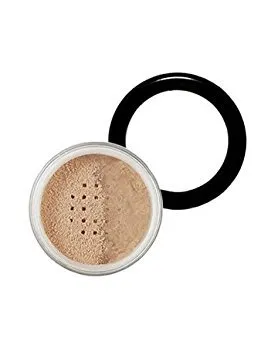 MODE Natural Skin Mineral Powder Foundation Medium Cool - Shade 215 - Breathable Full Coverage Loose Makeup, Smooth Flawless Matte Finish, Nourishing Cocoa Skincare, Vegan
