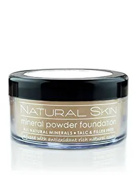 MODE Natural Skin Mineral Powder Foundation Medium to Olive Warm - Shade 216 - Breathable Full Coverage Loose Makeup, Smooth Flawless Matte Finish, Nourishing Cocoa Skincare