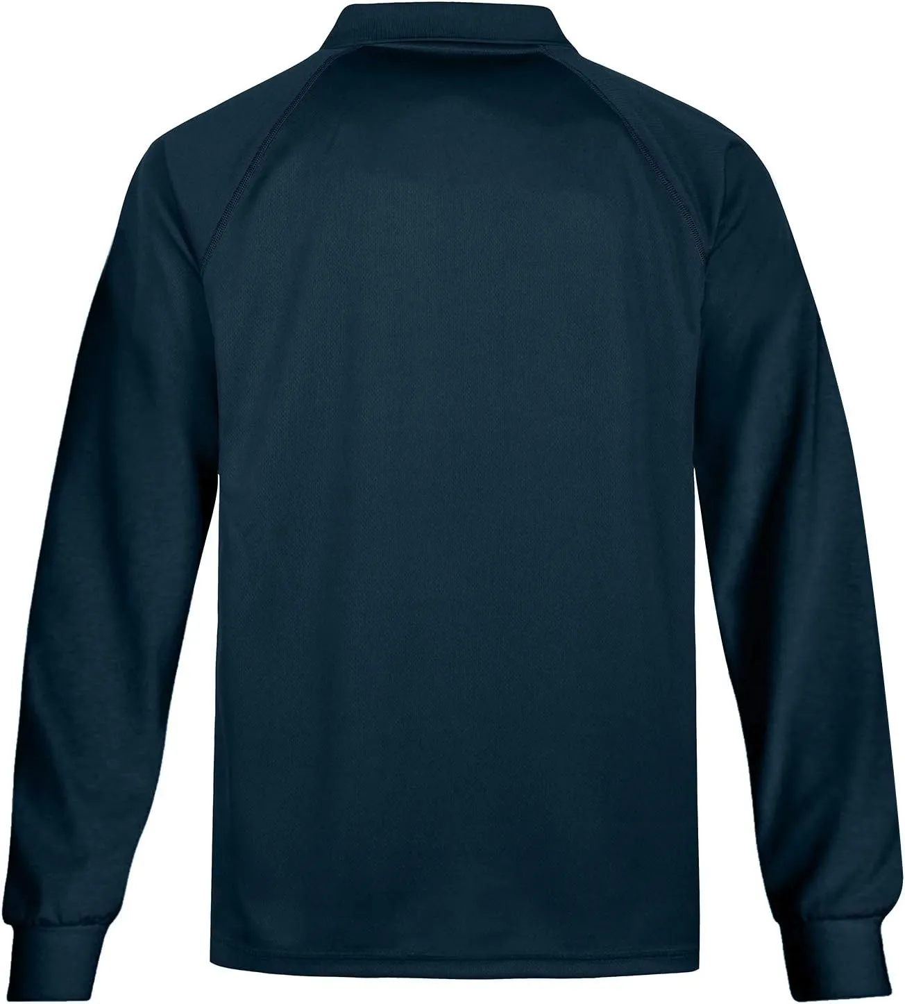 MOHEEN Men's Pique Polo Shirts Dry Fit UPF 50  Long Sleeve Golf Shirt Big and Tall M-6XL