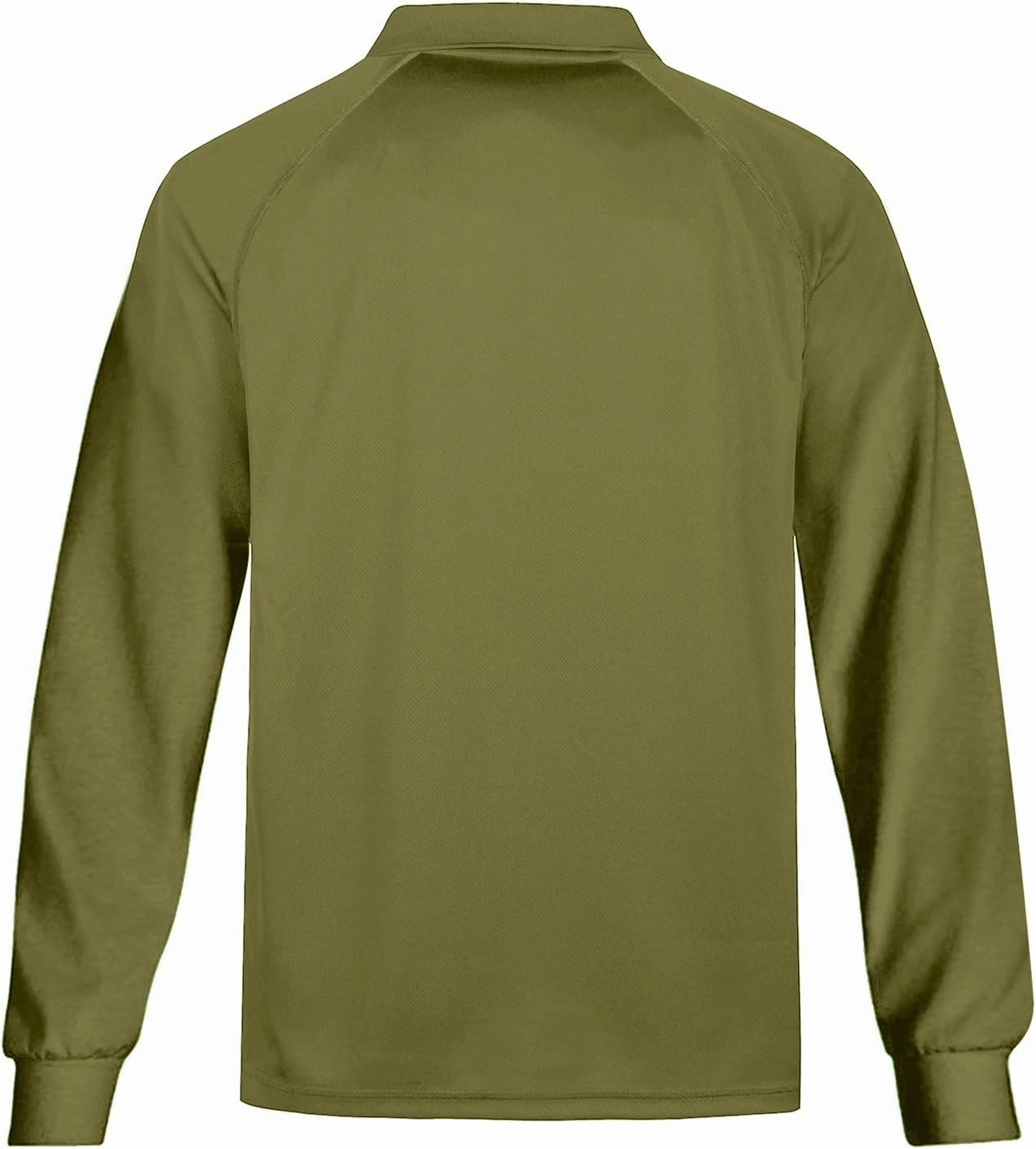 MOHEEN Men's Pique Polo Shirts Dry Fit UPF 50  Long Sleeve Golf Shirt Big and Tall M-6XL