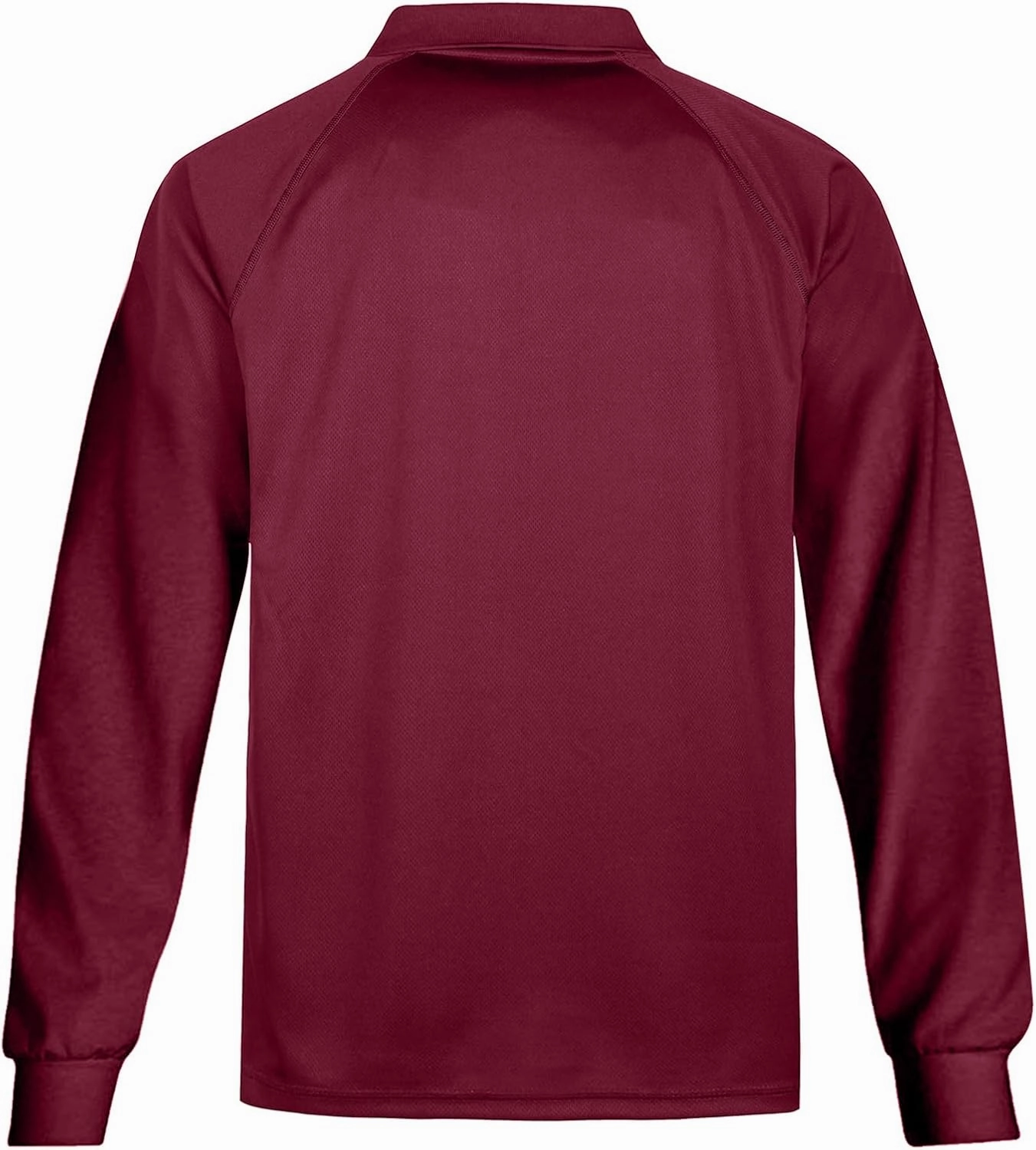 MOHEEN Men's Pique Polo Shirts Dry Fit UPF 50  Long Sleeve Golf Shirt Big and Tall M-6XL