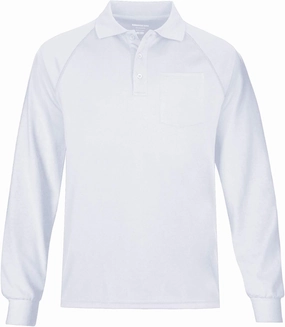 MOHEEN Men's Pique Polo Shirts Dry Fit UPF 50  Long Sleeve Golf Shirt Big and Tall M-6XL