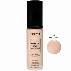 Moira Beauty Complete Wear Foundation Barely Beige - Wholesale 3 Units (CWF150)