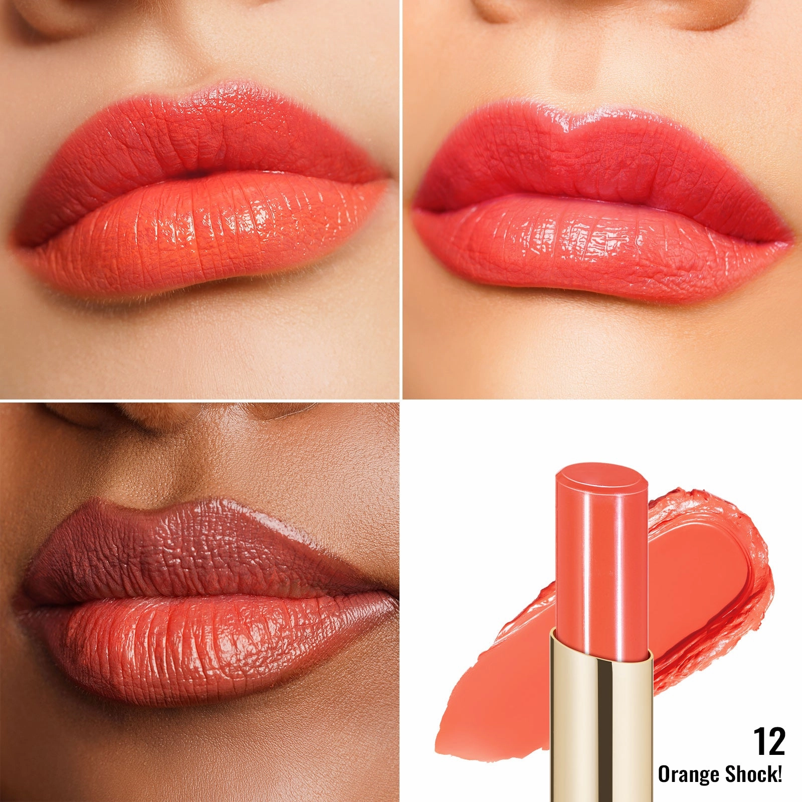 Moisture Shine Lipstick | G12 Orange Shock!