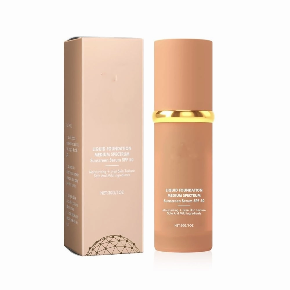 Moisturizing And Protective Liquid Foundation Is Light, Moist, Shiny, Matte And Clear, And Durable. Reduce Skin Redness And Sensitivity.(1Count (Pack of 1))