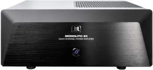 Monoprice Monolith Two-Channel Stereo Power Amplifier - Black with 2x200 Watt Per Channel, XLR Inputs, for Home Theater & Studio