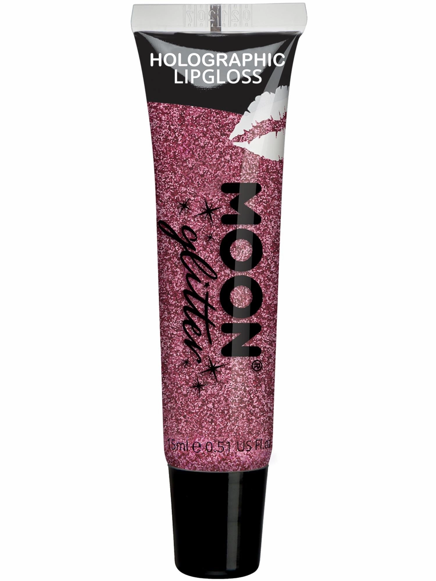 Moon Glitter Holographic Glitter Lipgloss, Pink  Wholesale