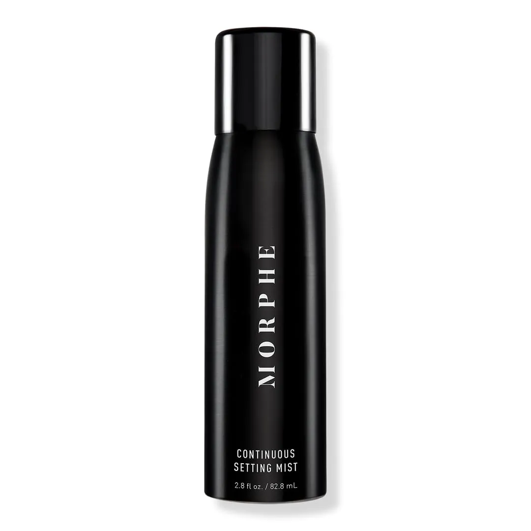 Morphe Morphe Continuous Setting Mist - Micro-Fine Makeup Setting Spray with a Natural Finish - Helps Makeup Resist Caking or Fading & Increases Wear of Foundation (2.8 fl oz)