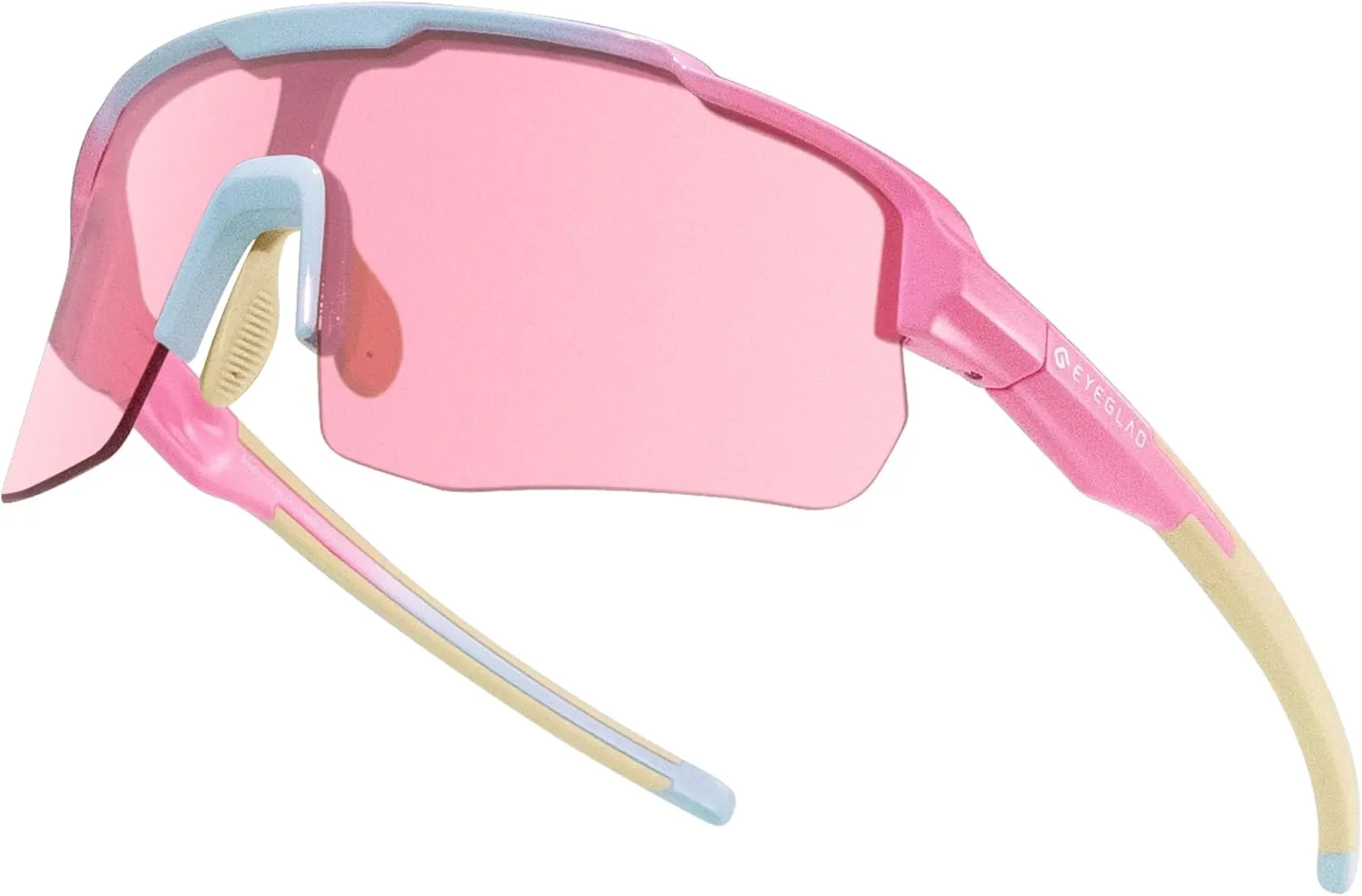 MOTIONVIEW Sports Sunglasses Outdoor HD High Contrast UV400 Running Baseball Softball Sports Eco-friendly