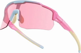 MOTIONVIEW Sports Sunglasses Outdoor HD High Contrast UV400 Running Baseball Softball Sports Eco-friendly