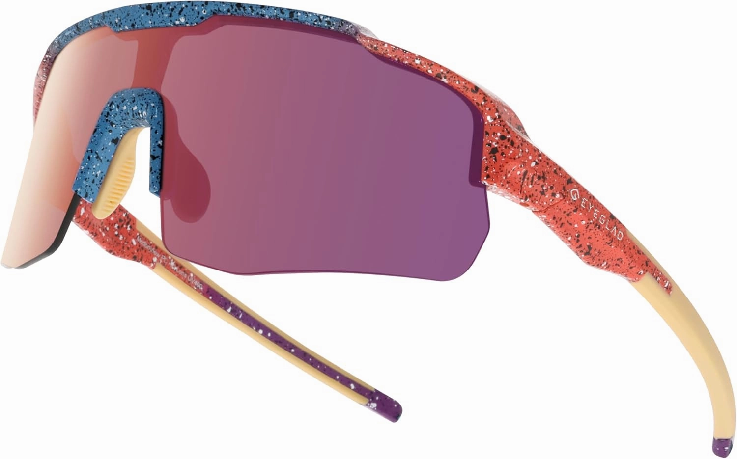 MOTIONVIEW Sports Sunglasses Outdoor HD High Contrast UV400 Running Baseball Softball Sports Eco-friendly