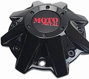 Moto Metal 970 Mo479L214Rdo Gloss Black And Red Center Cap