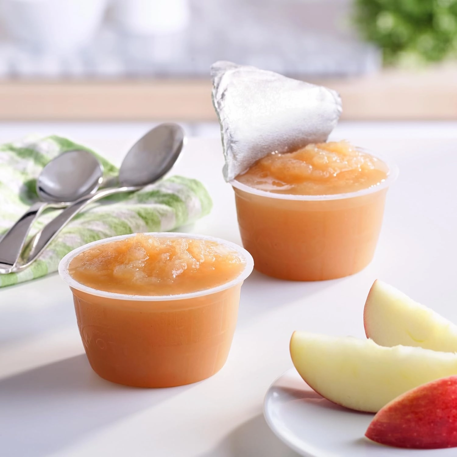 Mott's Mango Peach Applesauce, 4 Oz Cups, 72 Count (12 Packs Of 6), No Artificial Flavors, Good Source Of Vitamin C, Nutritious Option For The Whole Family