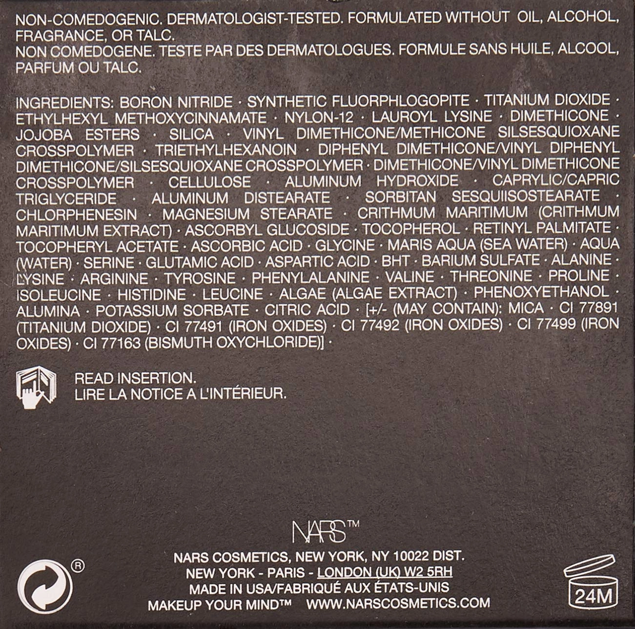 NARS All day luminous powder foundation spf 25-1.5 vallauris by nars for women - 0.42 oz foundation, 0.42 Ounce