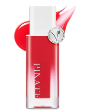 Natural Bloom Korean Lip Plumper Red Camelia | Moisturizing Lip Booster Plumping Oil Tint Serum Enriched w/Camellia & Safflower Serum| Non-Irritating Color Changing Lip Oil