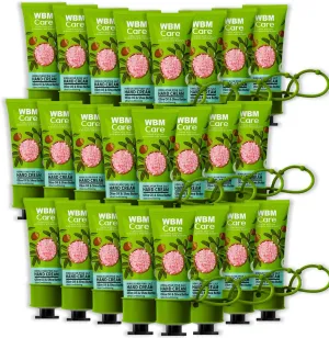 Natural Solution Hand Cream, Hydrating and Conditioning, Rich in Himalayan Pink Salt, Moisturizing with Olive Oil & Shea Butter, Skin Care - Pack of 24 (30g/1oz each)