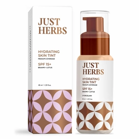 Natural Skin Tint Foundation, BB Cream with Brahmi for Medium Coverage - Non- Cakey & Lightweight, Shade-0 Porcelain, 1.35 fl oz
