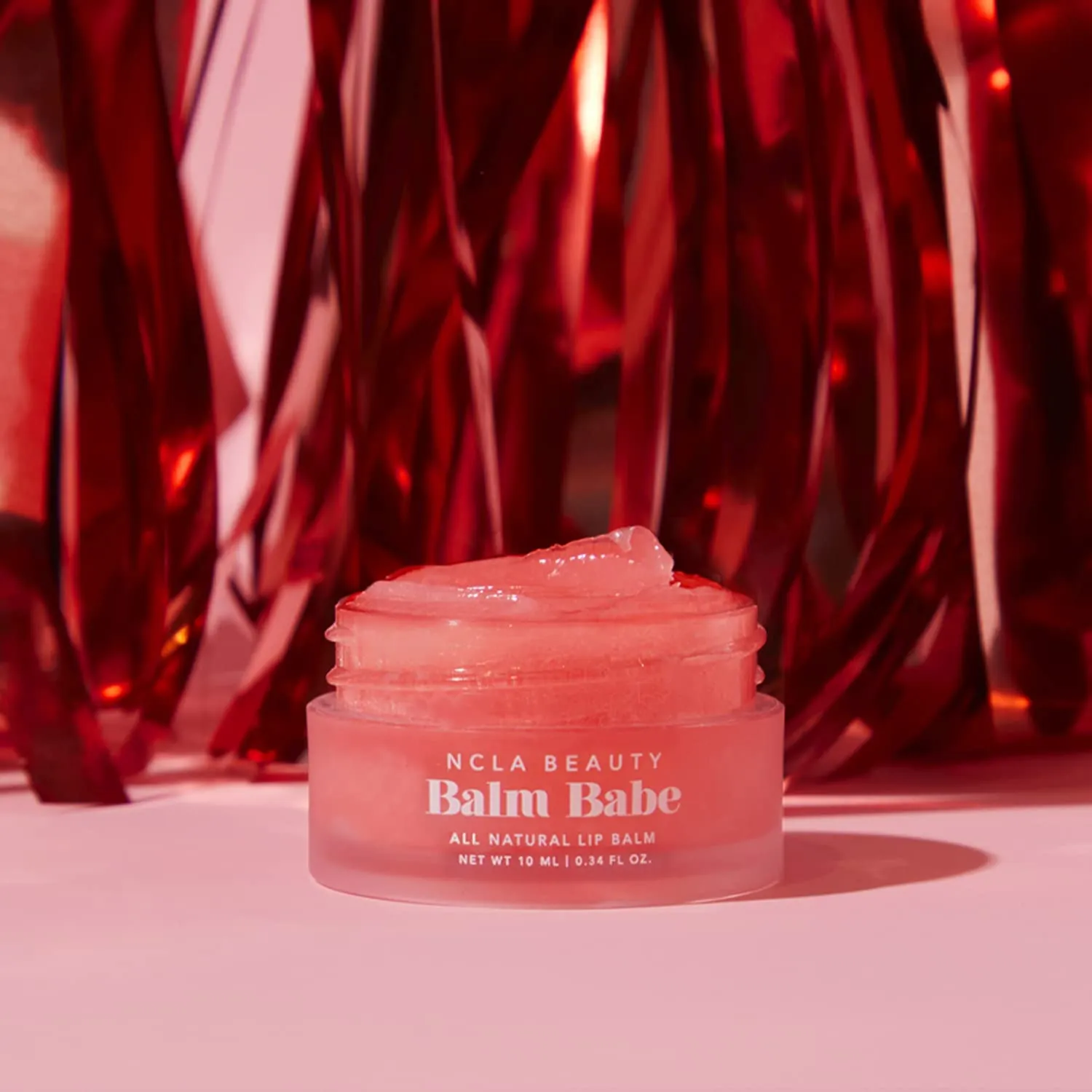 NCLA - Natural Balm Babe Lip Balm | Vegan, Cruelty-Free, Clean Skincare (Pink Champagne)