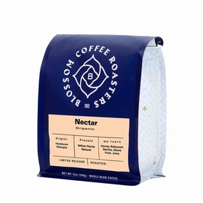 Nectar Blend - Roasted by Blossom Coffee Roasters - Freshly Ground Coffee - 12 Ounce Bag