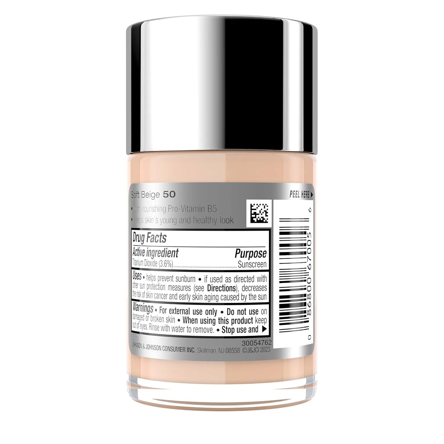 Neutrogena Healthy Skin Liquid Makeup Foundation with Broad Spectrum SPF 20 Sunscreen, Medium Coverage Foundation with Nourishing Pro-Vitamin B5, Soft Beige 50, 1 fl. oz