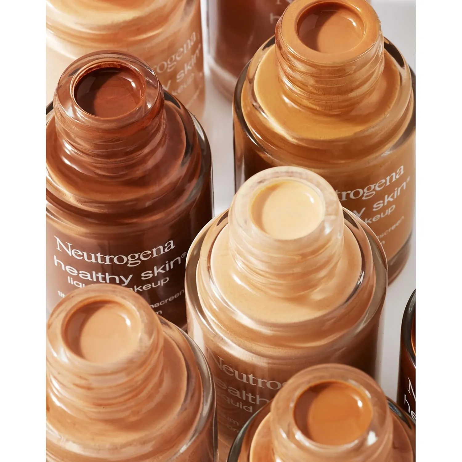 Neutrogena Healthy Skin Liquid Makeup Foundation with Broad Spectrum SPF 20 Sunscreen, Medium Coverage Foundation with Nourishing Pro-Vitamin B5, Soft Beige 50, 1 fl. oz