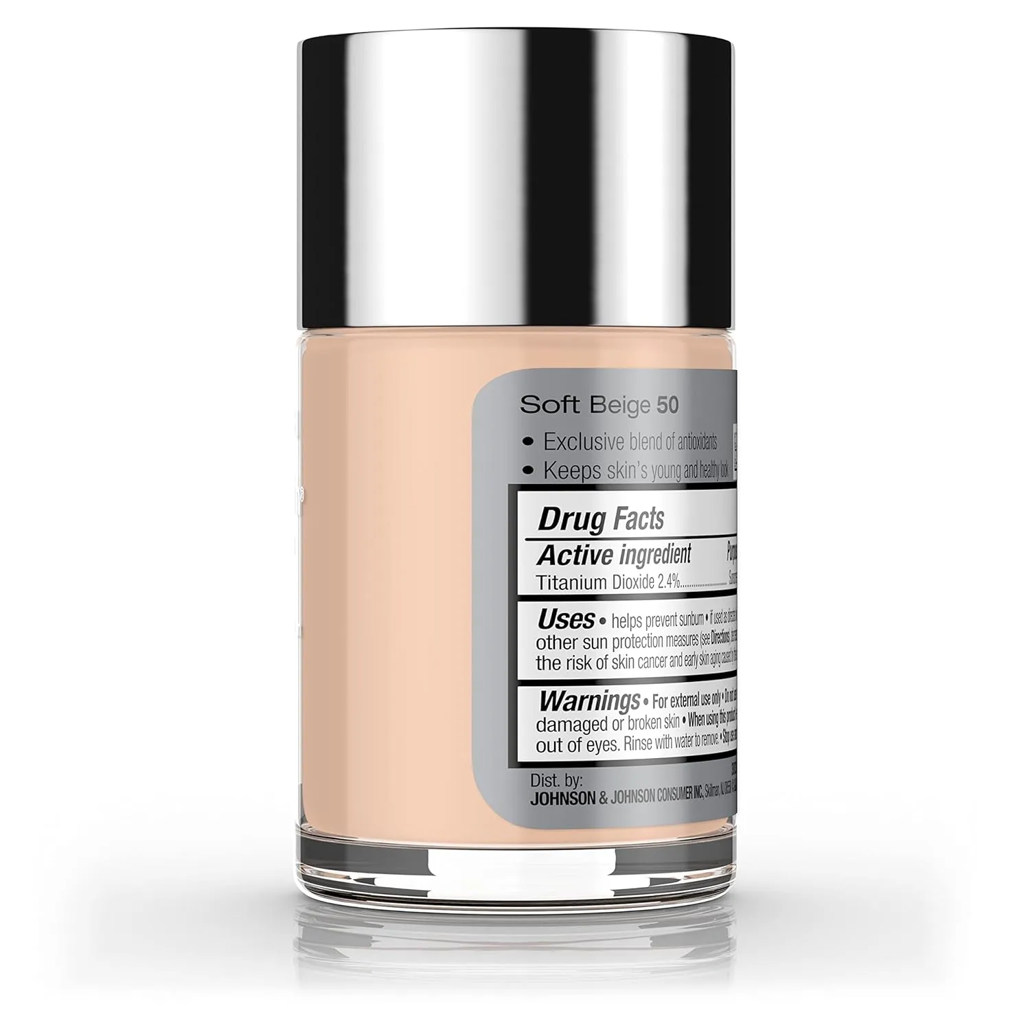 Neutrogena Healthy Skin Liquid Makeup Foundation with Broad Spectrum SPF 20 Sunscreen, Medium Coverage Foundation with Nourishing Pro-Vitamin B5, Soft Beige 50, 1 fl. oz