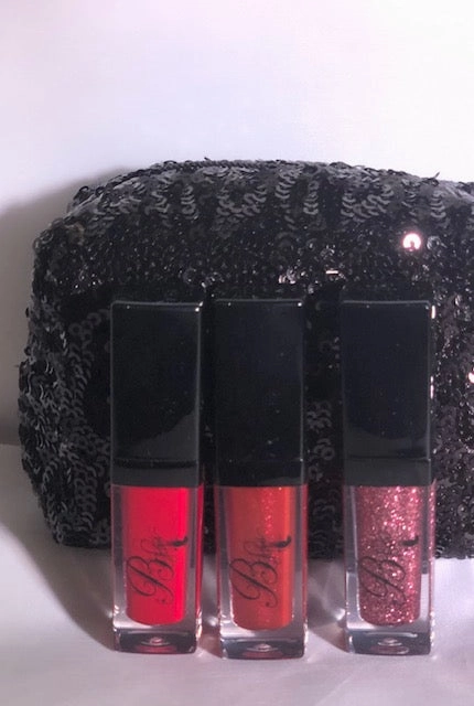 New Holiday Mini Purse Lip Gloss Trio