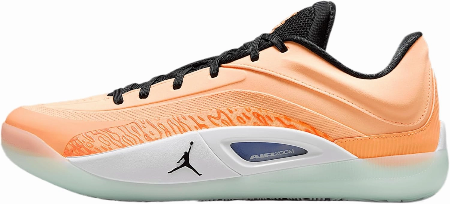Nike Zion 4 Basketball Shoes (FB1802-800, Peach Cream/Black/White/Total Orange)