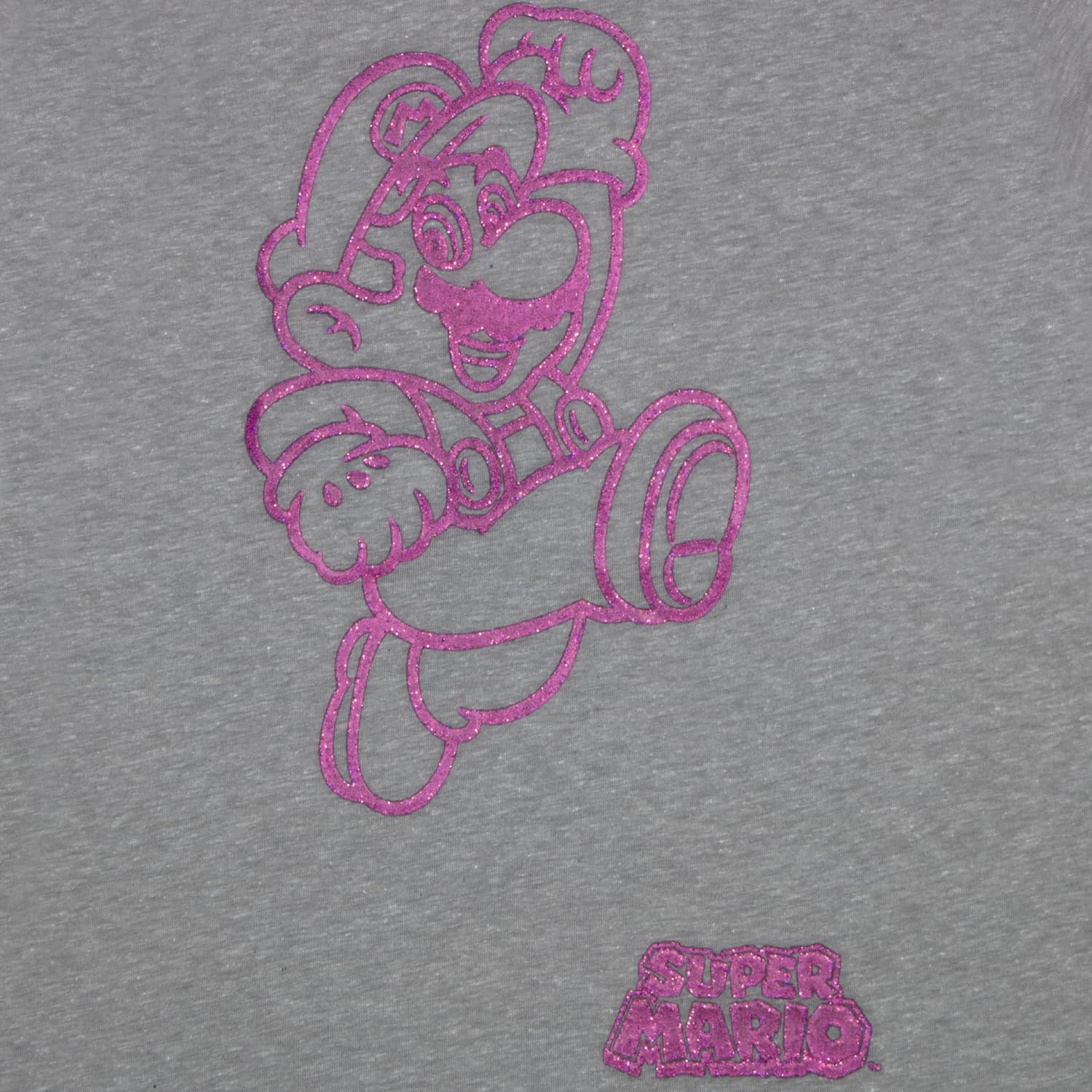 Nintendo Super Mario Princess Peach Girls 2-Piece Set, Casual Graphic Print Short Sleeve T-Shirt Outfit Bundle for Kids