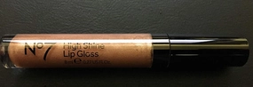 No7 High Shine Lip Gloss Pink latte