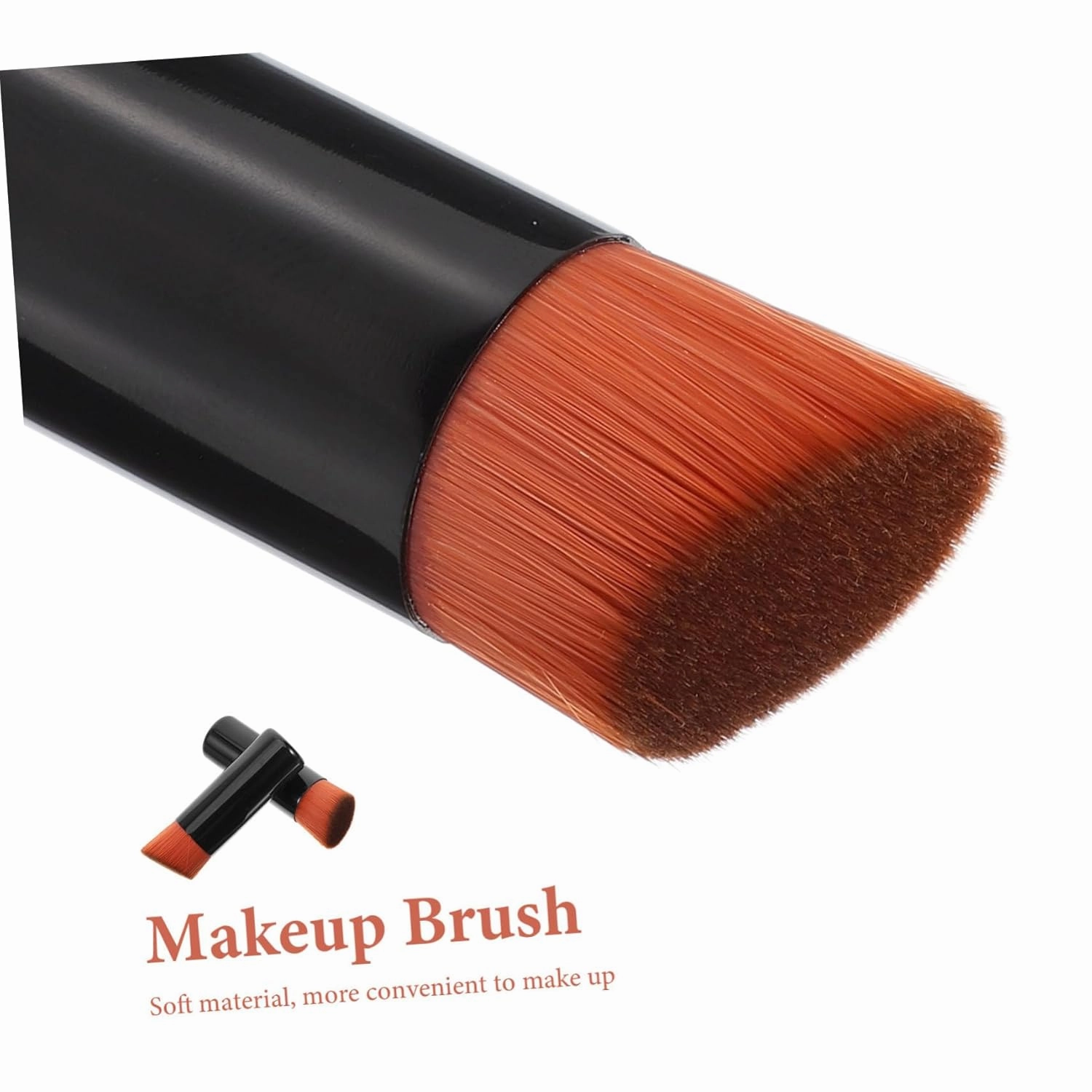 NOLITOY 15pcs Travel Makeup Brushes Portable Loose Powder Brushes for Women Blush Foundation Application Sleek Design Tube Go