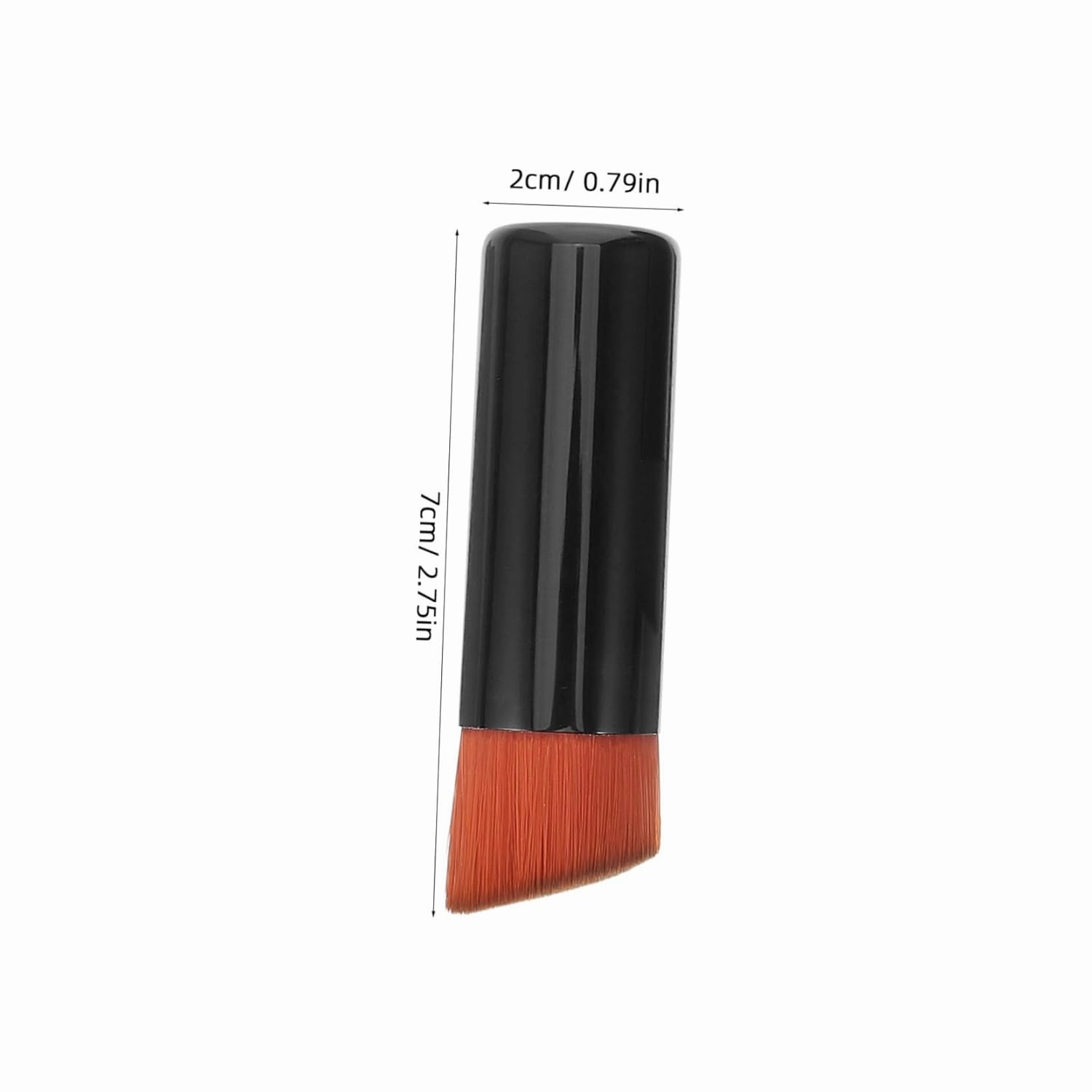 NOLITOY 15pcs Travel Makeup Brushes Portable Loose Powder Brushes for Women Blush Foundation Application Sleek Design Tube Go