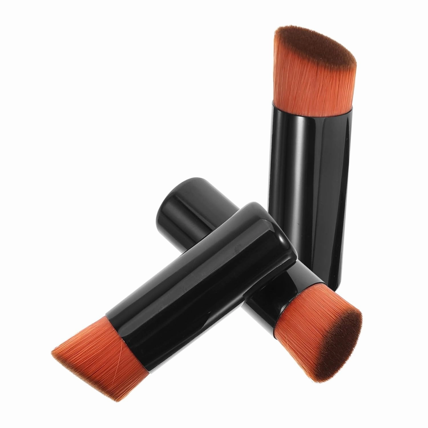 NOLITOY 15pcs Travel Makeup Brushes Portable Loose Powder Brushes for Women Blush Foundation Application Sleek Design Tube Go