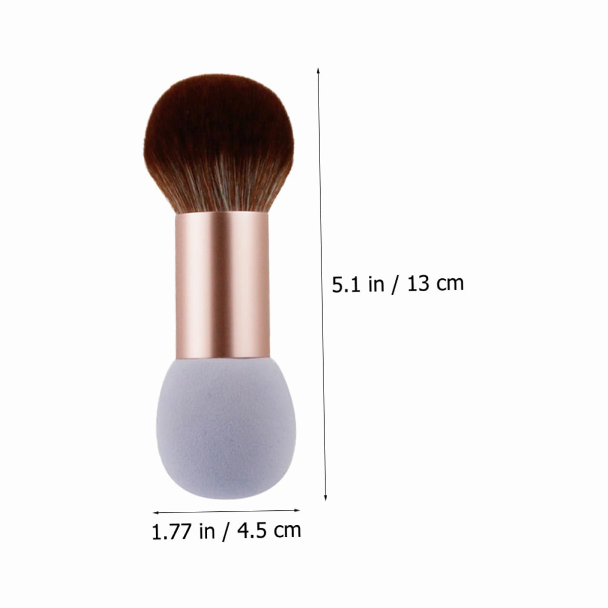 NOLITOY 3pcs Double-ended Blush Brush Multi-functional Makeup Tool for Loose Powder Blending and Contouring for Women and Girls Comfortable Silky Touch for Finish