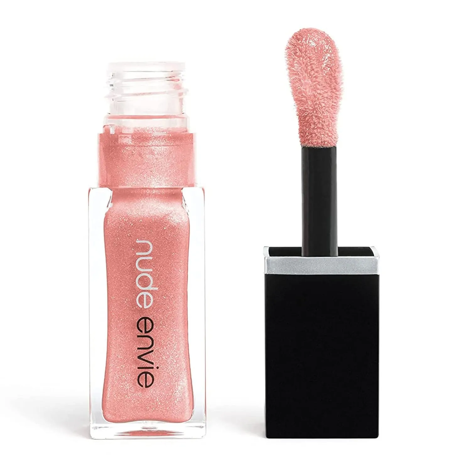 nude envie - Lip Gloss - High-Shine Finish - Moisturizing & Easy Application - Luxury Hydration - Non-Sticky Formula - With Vitamin E & Jojoba Oil - Vegan, Paraben-Free & Cruelty-Free - Affection