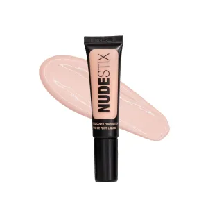 Nudestix Tinted Cover Liquid Foundation, Buildable Coverage for Even Skin Tone, Flawless Natural Lightweight Makeup Finish, 0.84 fl oz (25 ml)