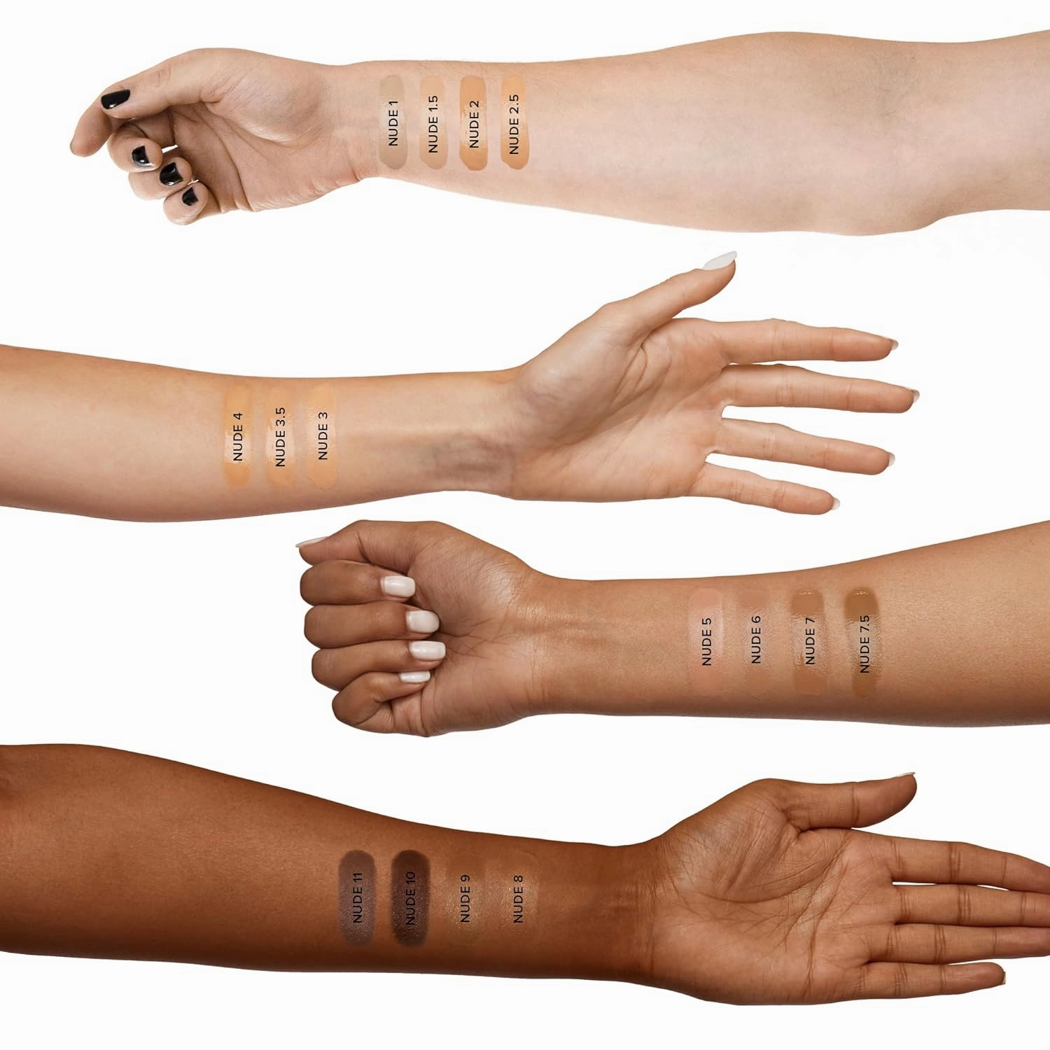 Nudestix Tinted Cover Liquid Foundation, Buildable Coverage for Even Skin Tone, Flawless Natural Lightweight Makeup Finish, 0.84 fl oz (25 ml)