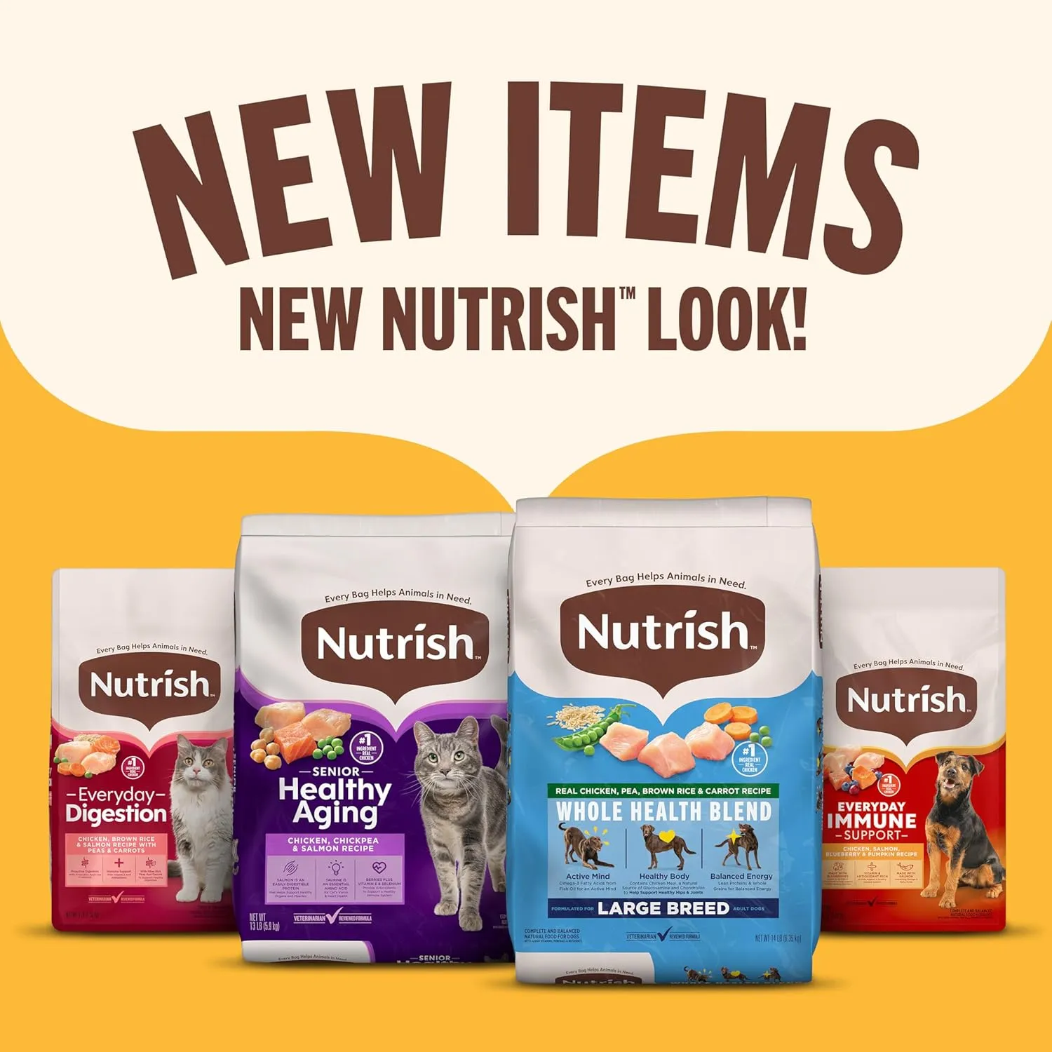 Nutrish Everyday Immune Support Chicken, Salmon, Blueberry & Pumpkin Recipe Dry Dog Food, 13 lb. Bag (Rachael Ray)