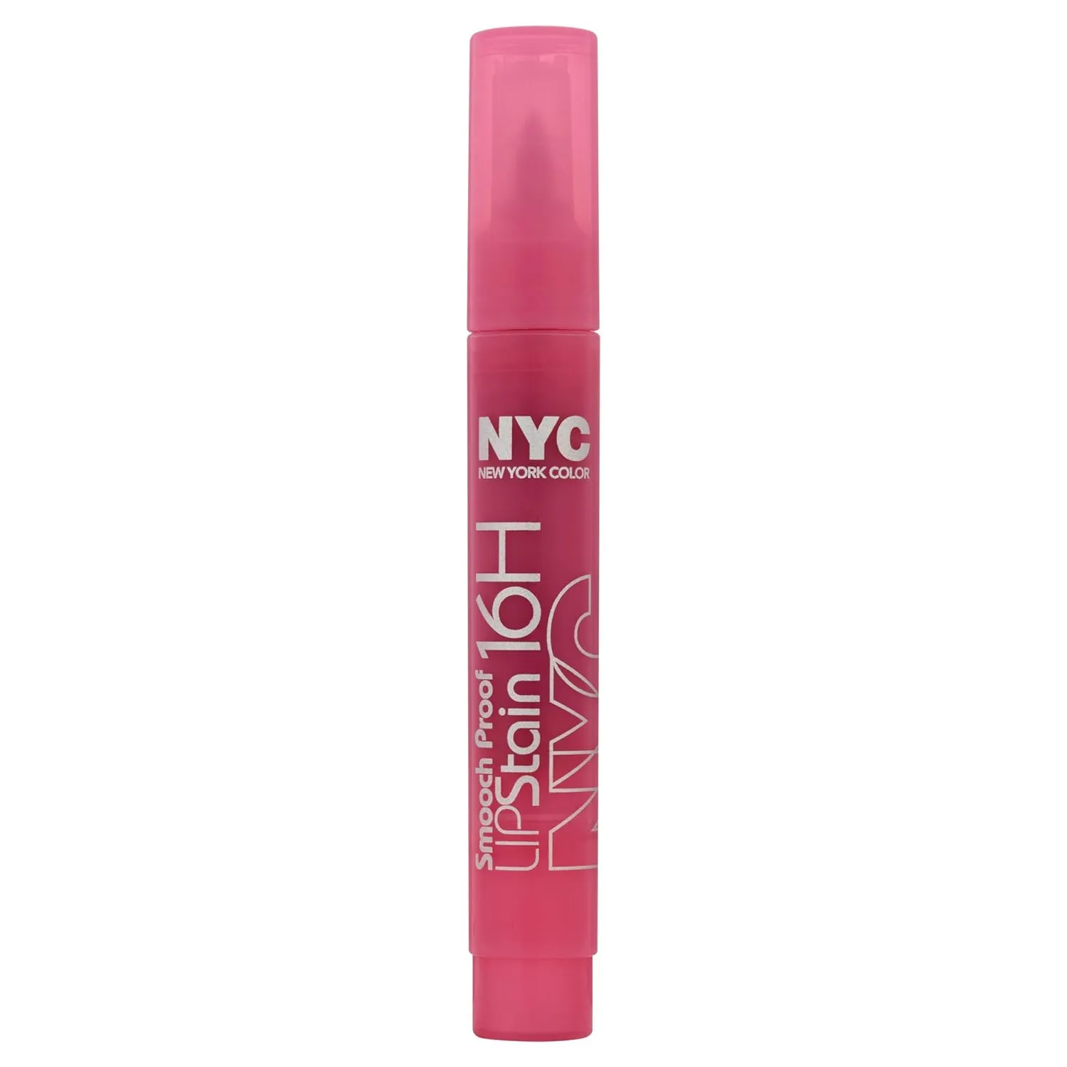 N.Y.C. New York Color Smooch Proof Lip Stain, Persistent Pink, 0.1 Fluid Ounce